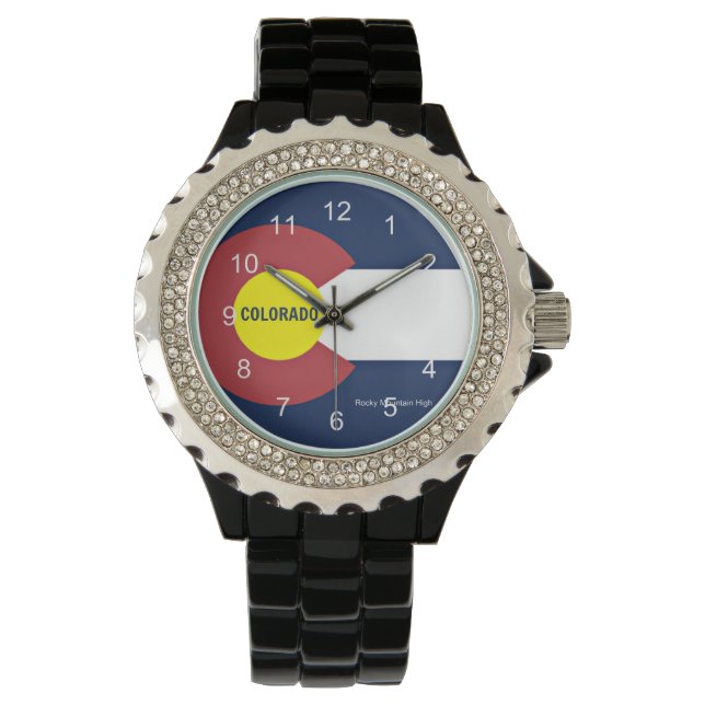 Colorado Flag and Slogan Watch (Front)
