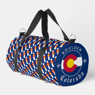 Colorado Flag Bag, travel, gym bag, Colorado Duffle Bag