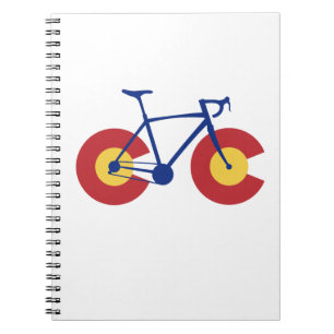 Colorado Flag Bicycle Notebook
