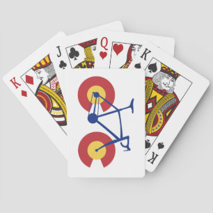 Colorado Flag Bicycle Playing Cards