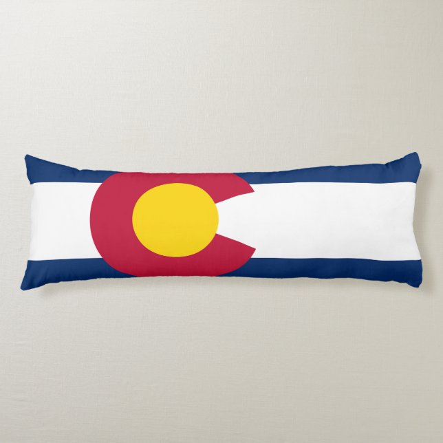 Colorado Flag Body Cushion (Front)