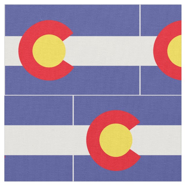 COLORADO Flag - Fabric (Close Up)