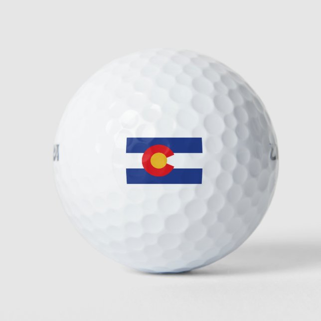 COLORADO-FLAG GOLF BALLS (Front)