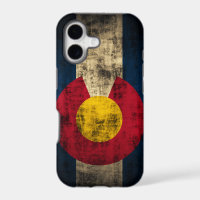 Colorado Flag Grunge iPhone 5 Barely Case