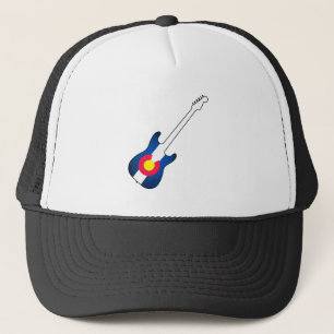 Colorado flag guitar hat