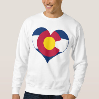 Colorado Flag Heart Sweatshirt