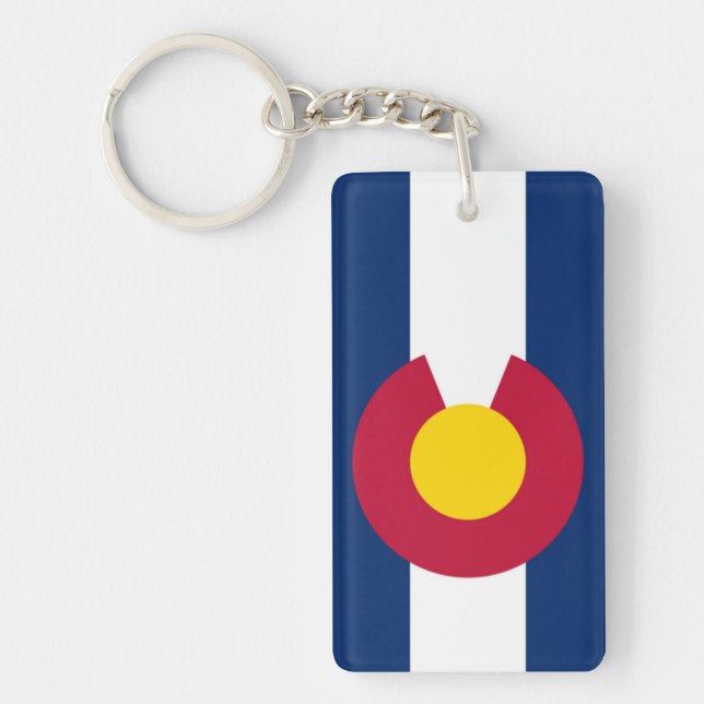 Colorado flag key ring (Front)
