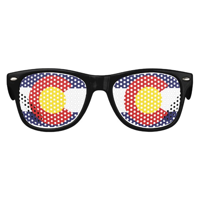 COLORADO FLAG KIDS SUNGLASSES (Front)