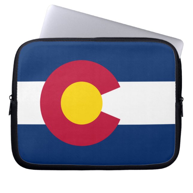 Colorado Flag Laptop Sleeve (Front)