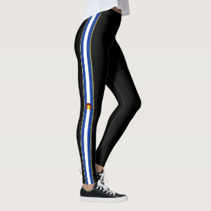 Colorado flag leggings