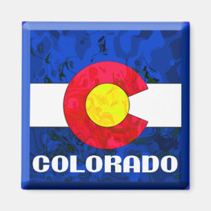 COLORADO FLAG MAGNET
