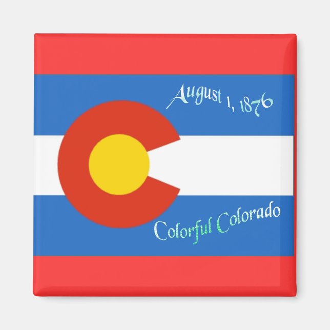 Colorado Flag Magnet (Front)