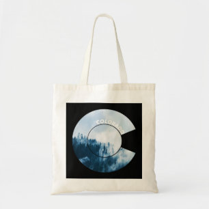 Colorado Flag Mountain Forest Rocky Mountain Colou Tote Bag