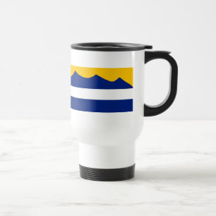 Colorado Flag Mountain Range Coffee Mug