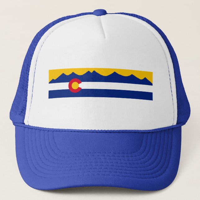 Colorado Flag Mountain Range Hat (Front)