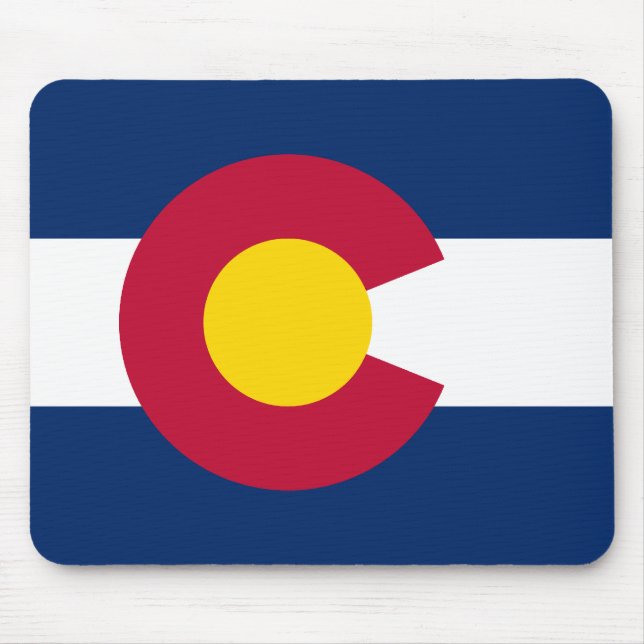 Colorado Flag Mouse Mat (Front)
