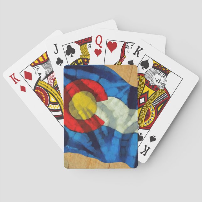Colorado Flag Playing Cards (Back)
