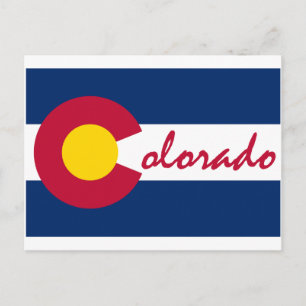 Colorado Flag Postcard