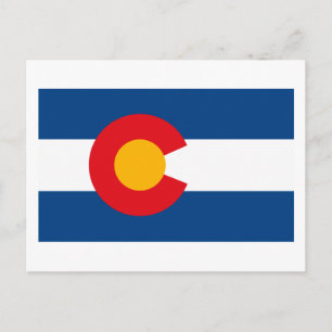 Colorado Flag Postcard