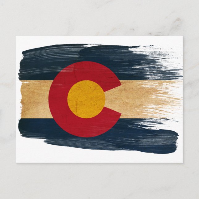 Colorado Flag Postcards (Front)