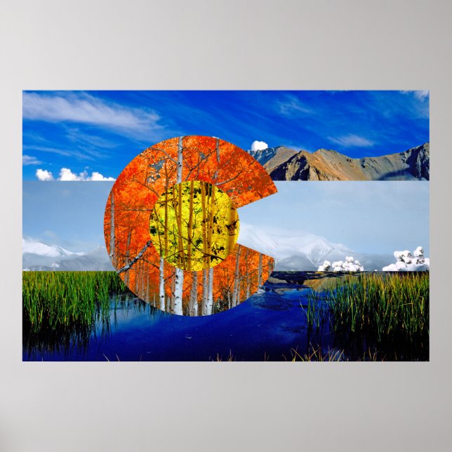 Colorado Flag Poster (Front)