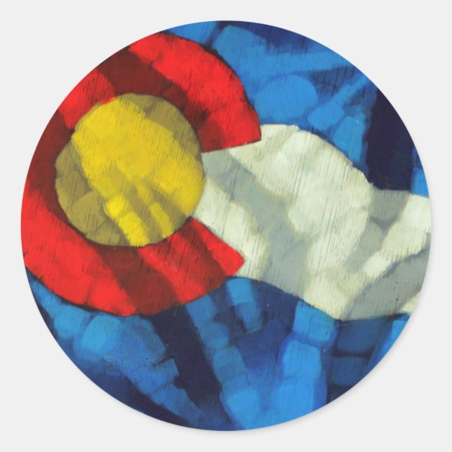 Colorado Flag Stickers (Front)