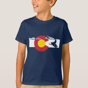 Colorado Flag T-Shirt - Snow Mobile