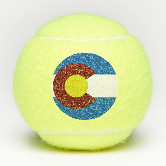 Colorado flag tennis balls (Front)