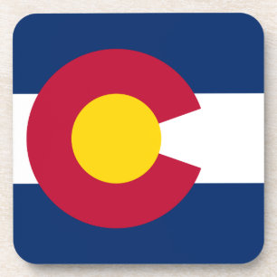 Colorado Flag The Centennial State Beverage Coaste Coaster
