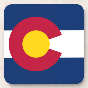 Colorado Flag, The Centennial State, Coloradans Coaster