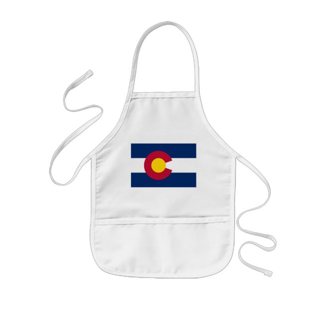 Colorado Flag The Centennial State Kids' Apron (Front)