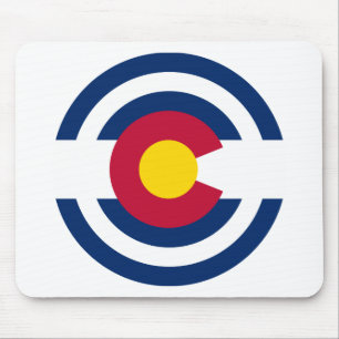 Colorado Flag Theme 00 Mouse Mat