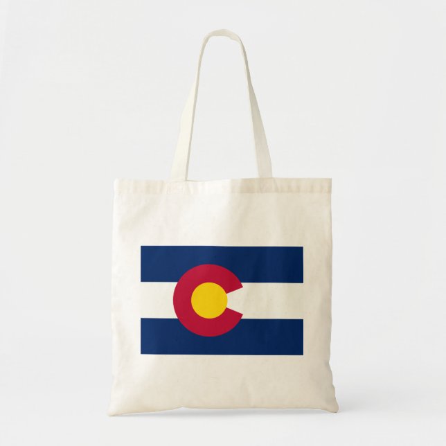 Colorado Flag Tote Bag (Front)
