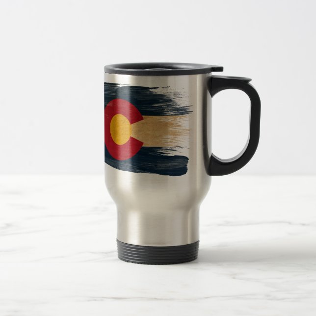 Colorado Flag Travel Mug (Right)