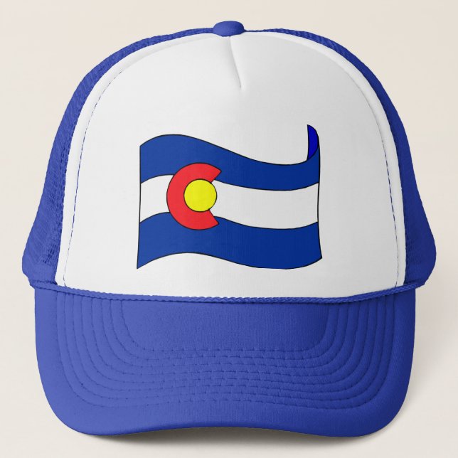 Colorado flag trucker hat (Front)