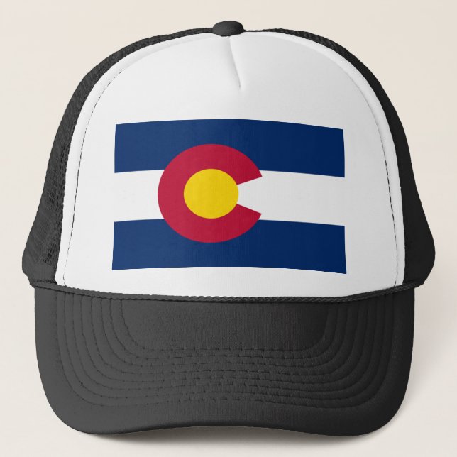 Colorado Flag Trucker Hat (Front)