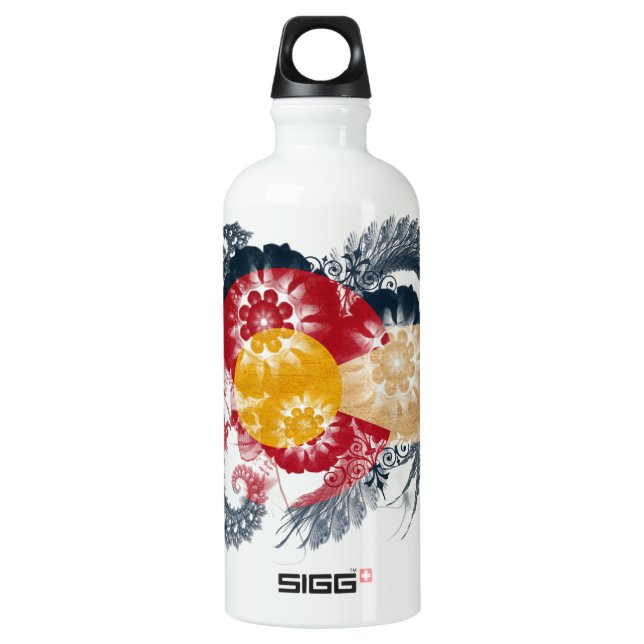 Colorado Flag Water Bottle (Front)