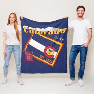Colorado Fleece Blanket