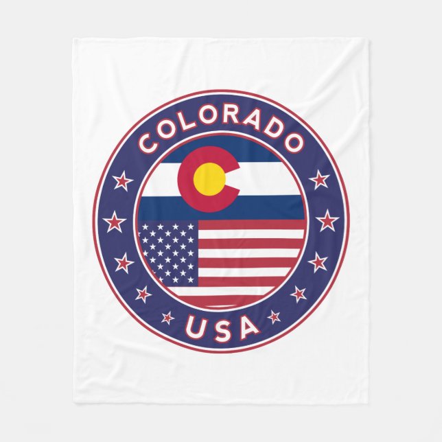 Colorado Fleece Blanket (Front)