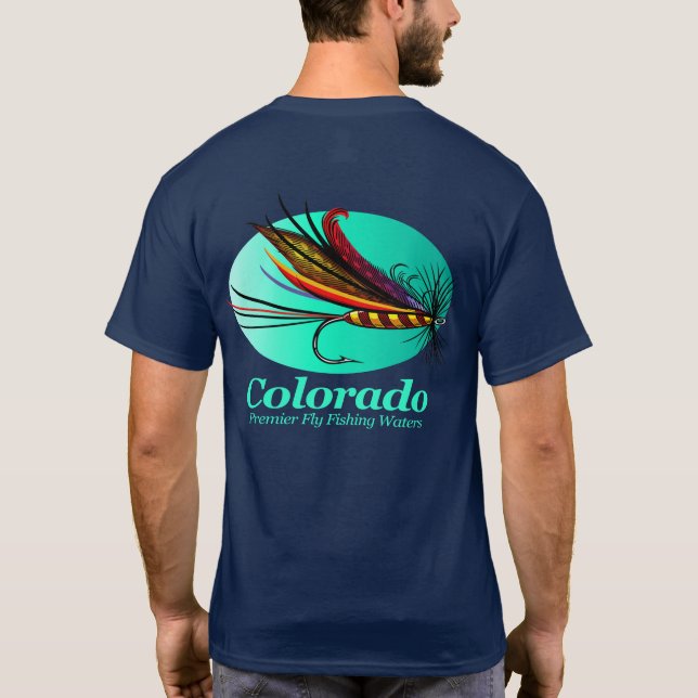 Colorado (fly fishing) T-Shirt (Back)