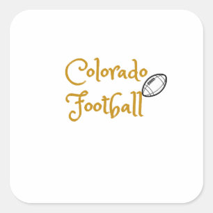 Colorado football  square sticker
