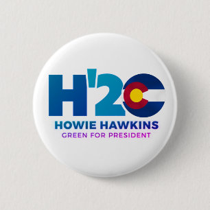 Colorado for Howie Hawkins 2020 6 Cm Round Badge