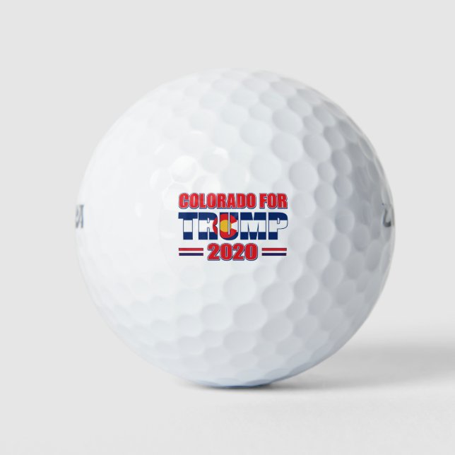 Colorado-for-TRUMP- Golf Balls (Front)