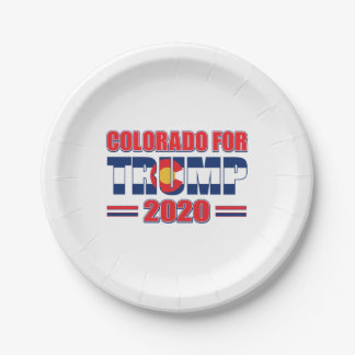 Colorado for Trump - Trump 2020 Paper Plate