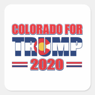 Colorado for Trump - Trump 2020 Square Sticker