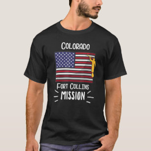 Colorado Fort Collins Mormon LDS Mission Missionar T-Shirt