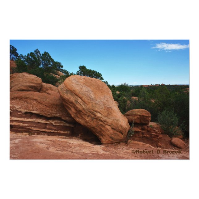 Colorado Garden of Gods colourful Photo/Poster Photo Print (Front)