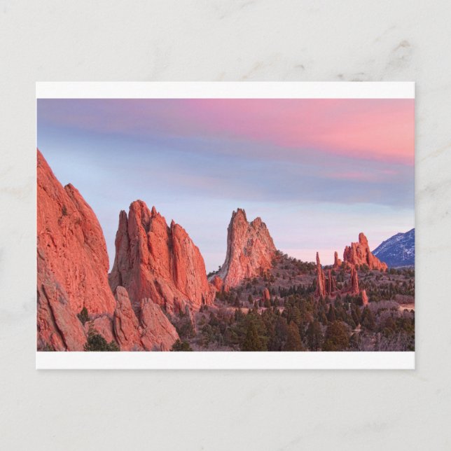 Colorado Garden of the Gods Postcard (Front)