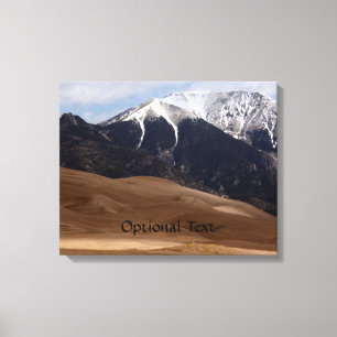 Colorado Great Sand Dunes National Park Souvenir Canvas Print