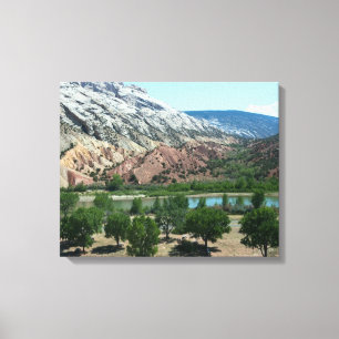Colorado Green River Canvas Print